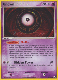 Unown Unseen Forces #O