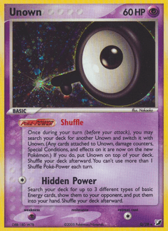 Unown Unseen Forces #Q