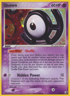 Unown Unseen Forces #U