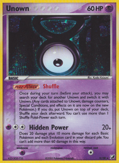 Unown Unseen Forces #V