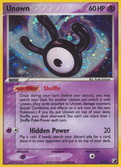 Unown Unseen Forces #W