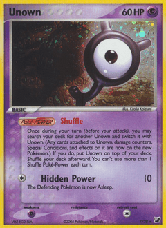 Unown Unseen Forces #Y