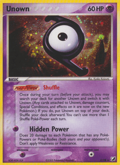 Unown Unseen Forces #Z