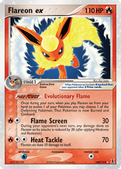 Flareon ex Delta Species #108