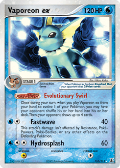 Vaporeon ex Delta Species #110