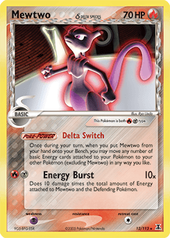 Mewtwo δ Delta Species #12