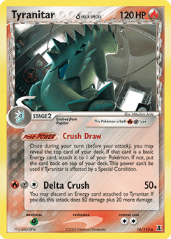 Tyranitar δ Delta Species #16