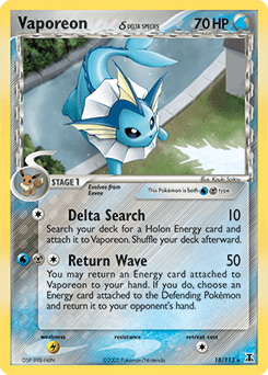 Vaporeon δ Delta Species #18
