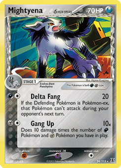 Mightyena δ Delta Species #24