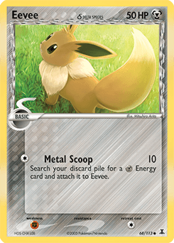 Eevee δ Delta Species #68
