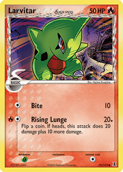 Larvitar δ Delta Species #73