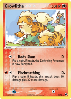 Growlithe Legend Maker #55