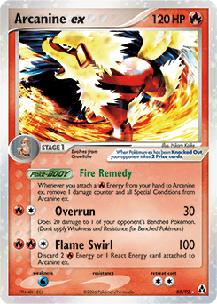Arcanine ex Legend Maker #83