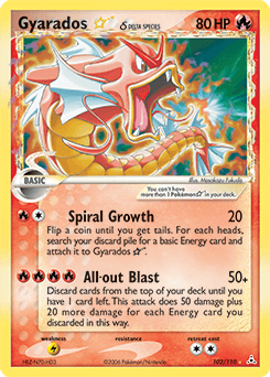 Gyarados ★ δ Holon Phantoms #102