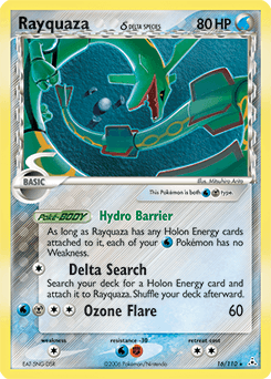 Rayquaza δ Holon Phantoms #16