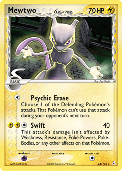 Mewtwo δ Holon Phantoms #24