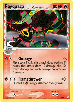 Rayquaza δ Holon Phantoms #26