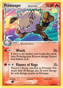 Primeape δ Holon Phantoms #50