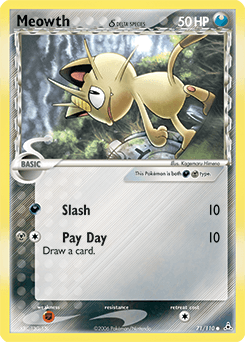 Meowth δ Holon Phantoms #71