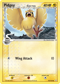 Pidgey δ Holon Phantoms #77