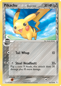 Pikachu δ Holon Phantoms #79