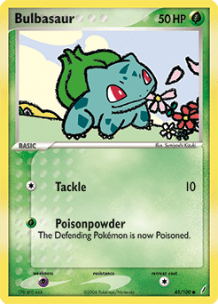 Bulbasaur Crystal Guardians #45