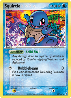 Squirtle Crystal Guardians #64