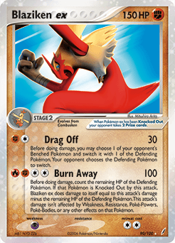 Blaziken ex Crystal Guardians #90