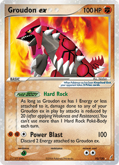 Groudon ex Crystal Guardians #93
