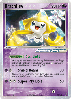 Jirachi ex Crystal Guardians #94