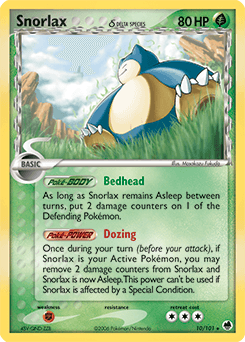 Snorlax δ Dragon Frontiers #10