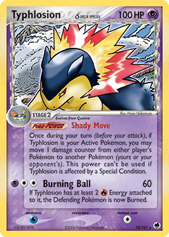 Typhlosion δ Dragon Frontiers #12