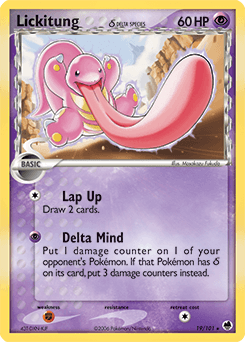 Lickitung δ Dragon Frontiers #19