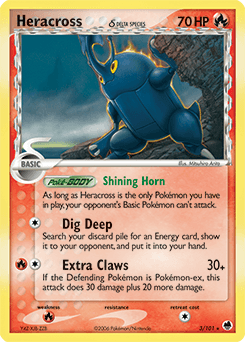 Heracross δ Dragon Frontiers #3