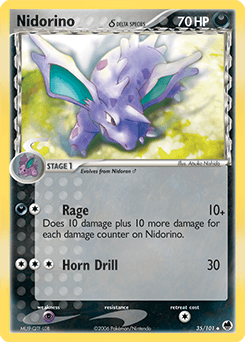 Nidorino δ Dragon Frontiers #35