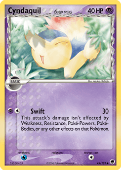 Cyndaquil δ Dragon Frontiers #45