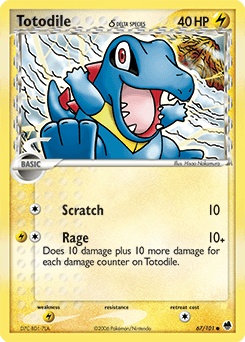 Totodile δ Dragon Frontiers #67