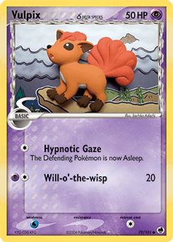 Vulpix δ Dragon Frontiers #70