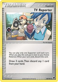TV Reporter Dragon Frontiers #82