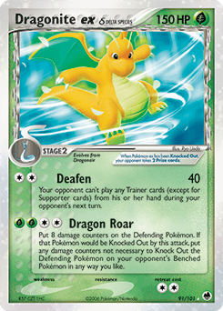 Dragonite ex δ Dragon Frontiers #91