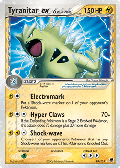 Tyranitar ex δ Dragon Frontiers #99