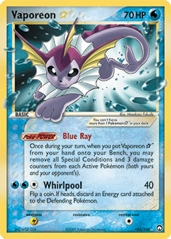Vaporeon ★ Power Keepers #102