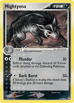 Mightyena Power Keepers #18