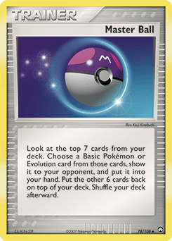 Master Ball Power Keepers #78