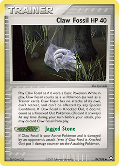 Claw Fossil Power Keepers #84