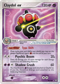 Claydol ex Power Keepers #93