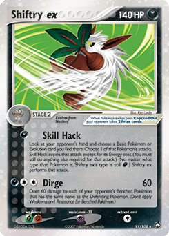 Shiftry ex Power Keepers #97