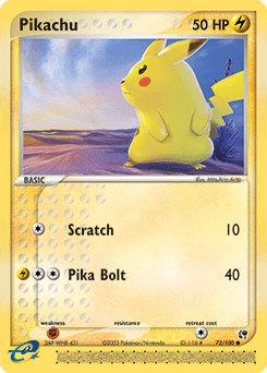 Pikachu Sandstorm #72