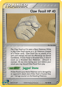 Claw Fossil Sandstorm #90