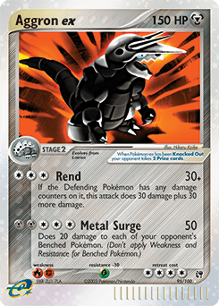 Aggron ex Sandstorm #95